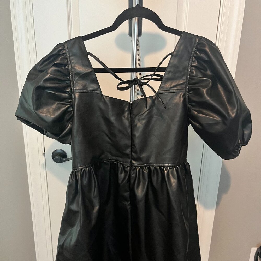 Black Leather Dress